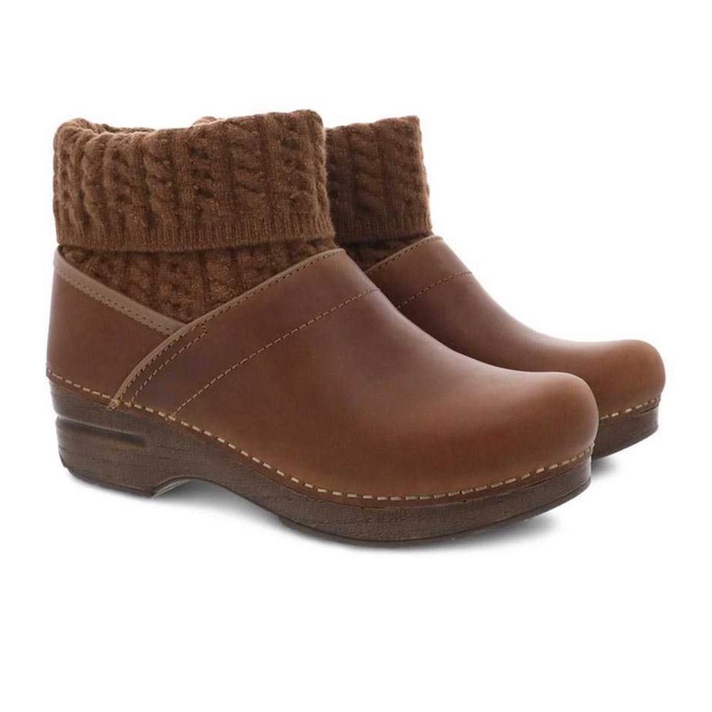 DANSKO chloe boot size 38 (BROWN). BN